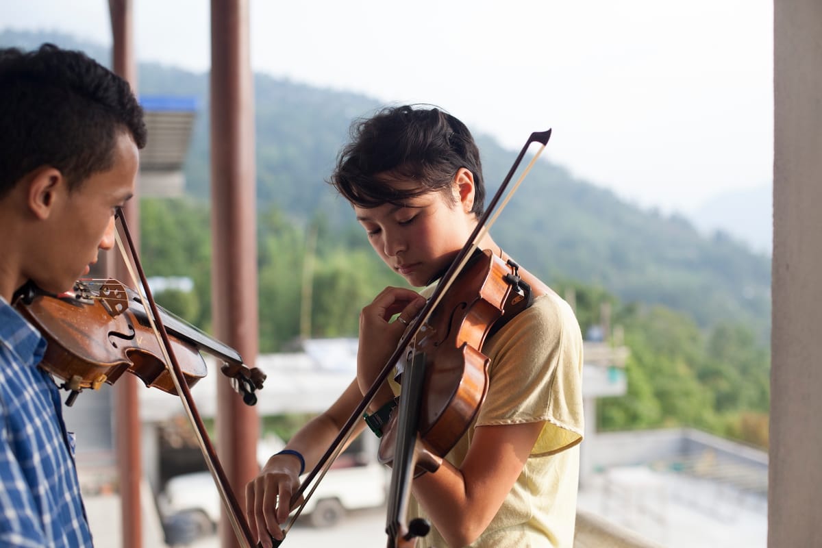 Gandhi Ashram School Strings Concert Tour Project