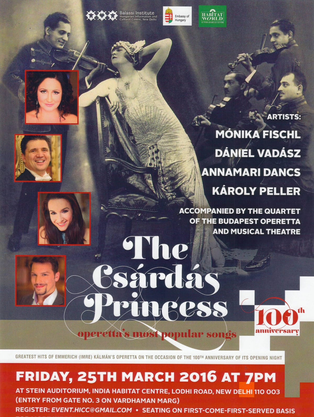 Operetta from Hungary – THE CSARDAS PRINCESS