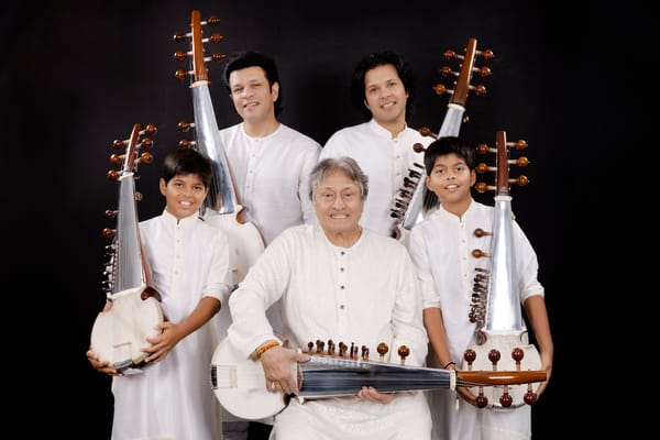 Three Generations, One Melody: The Sarod Quintet at Aadi Anant Festival