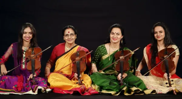 Meet the Hindustani violinist who has spawned a rare all-women classical musical lineage